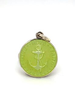 Lemon Lime Anchor Enamel Medal sold by Armbruster Jewelers