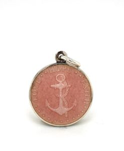 Pink Anchor Enamel Medal sold by Armbruster Jewelers