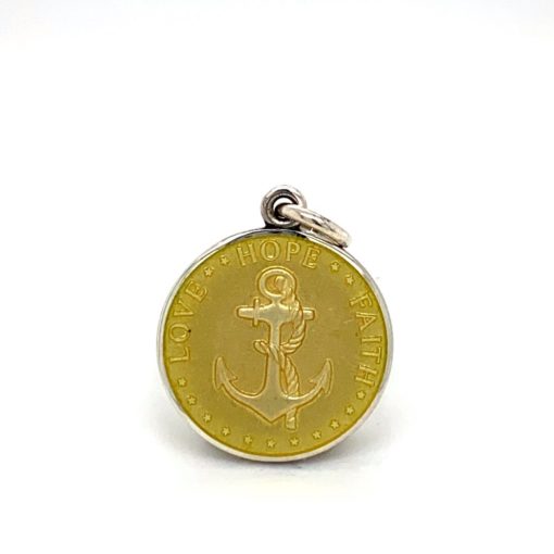 Yellow Anchor Enamel Medal sold by Armbruster Jewelers