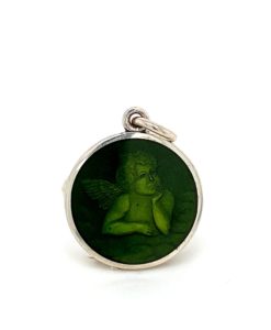 Moss Cherub Enamel Medal sold by Armbruster Jewelers