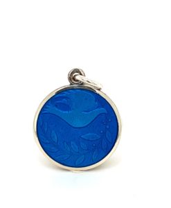 Caribbean Blue Dove Enamel Medal sold by Armbruster Jewelers