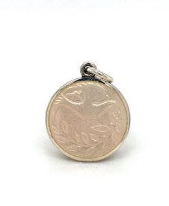 French Vanilla Dove Enamel Medal sold by Armbruster Jewelers