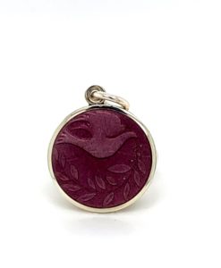 Lavender Enamel Medal sold by Armbruster Jewelers