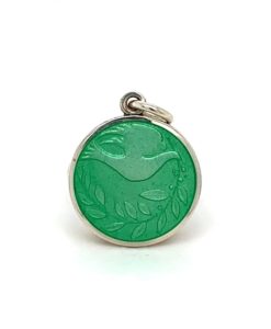 Light Green Enamel Medal sold by Armbruster Jewelers