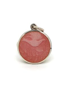 Pink Enamel Medal sold by Armbruster Jewelers