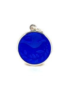 Royal Blue Enamel Medal sold by Armbruster Jewelers