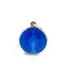French Blue Miraculous Mary Enamel Medal sold by Armbruster Jewelers