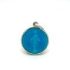 Light Blue Miraculous Mary Enamel Medal sold by Armbruster Jewelers