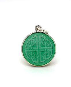 Light Green Mother Daughter Celtic Knot Enamel Medal sold by Armbruster Jewelers