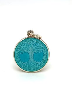 Light Blue Tree of Life Enamel Medal sold by Armbruster Jewelers