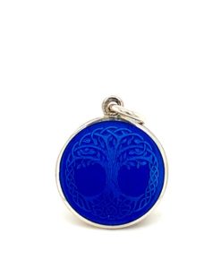 Royal Blue Tree of Life Enamel Medal sold by Armbruster Jewelers