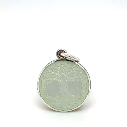 White Tree of Life Enamel Medal sold by Armbruster Jewelers