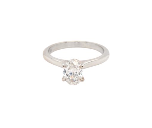 Oval Solitaire Engagement Ring