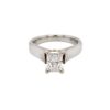 Radiant-Cut Solitaire Engagement Ring