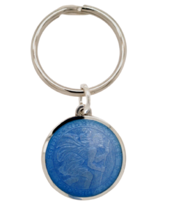 French Blue Keychain